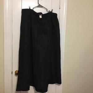 Black formal ball skirt (taffeta like material)